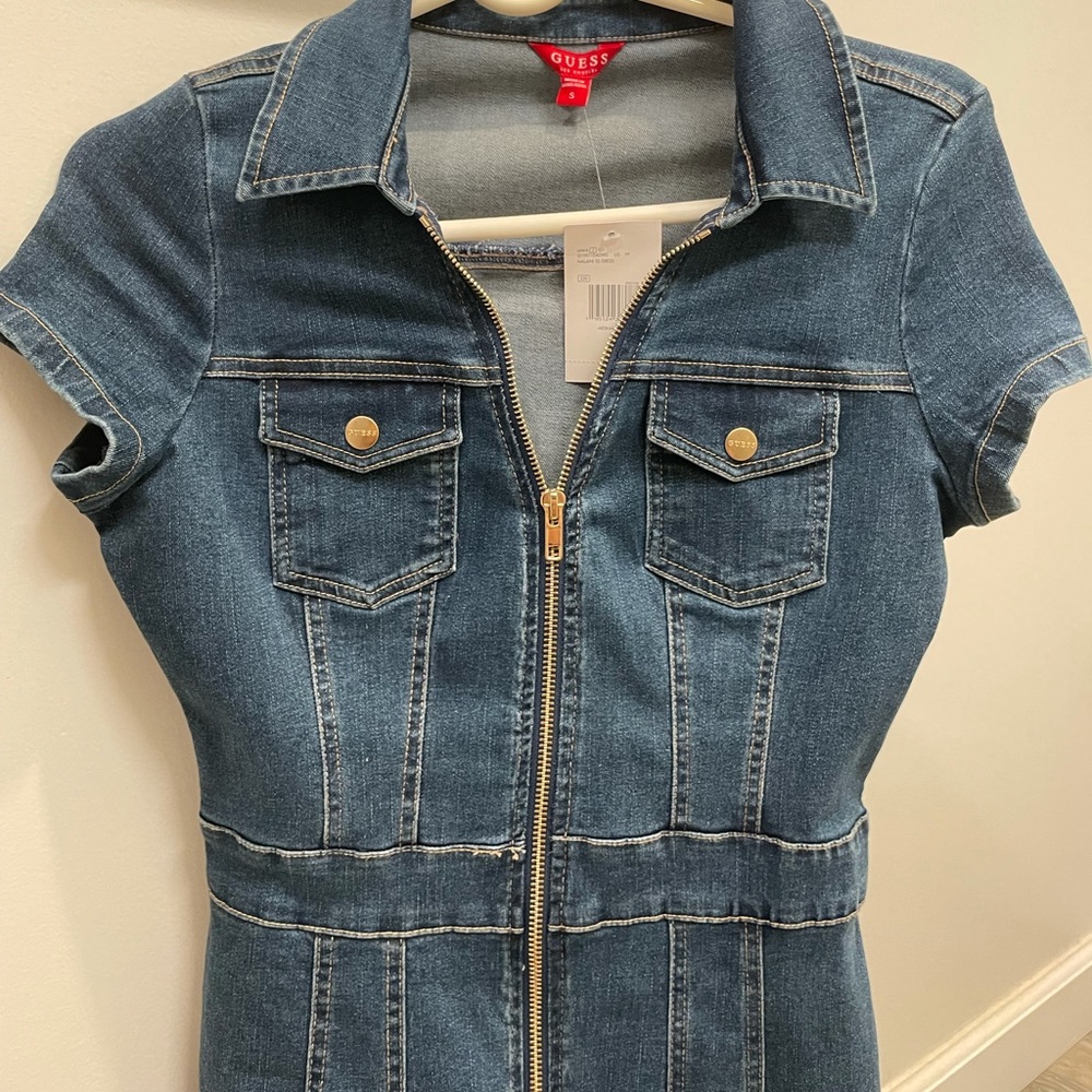 Guess body con mini dress
